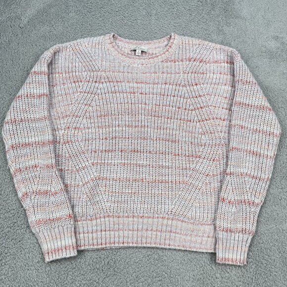 Lucky Brand Pink Comfy Knit Crewneck Pullover Sweater Size Medium - Picture 1 of 4